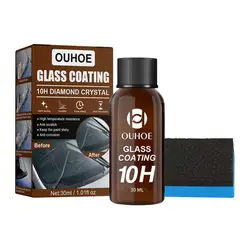 10H Car Glass Coating Ceramic Coating Liquid Anti-scratch Hydrophobic Car Polish Kit High Protection Car Shield Coating