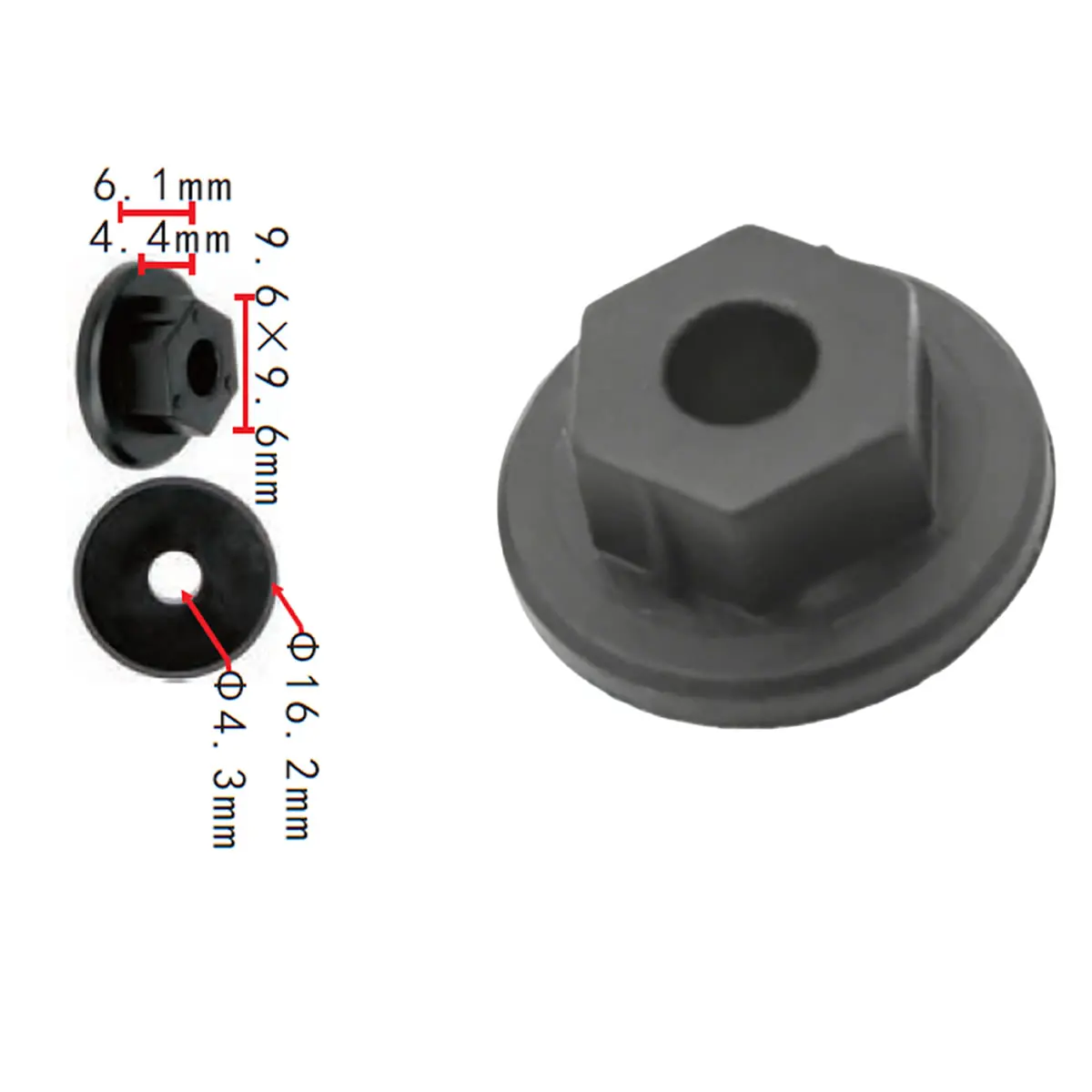 50/100x oem Anti-vibration Fastener Kits 171953 90377951 for GM Opel Prevent Parts Loose & Reduce Abnormal Noise