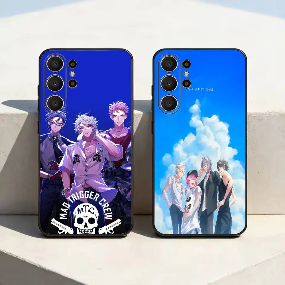 H-Hypnosis Mic-c Funda de silicona suave negra para teléfono Samsung Ultra S26, S24, S21, S22, S23, S30, Plus, Lite