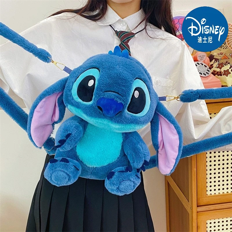 

Disney Kawaii Strap Stilt Shoulder Plush Doll Bag Guitar Stilt Crossbody Bag Best Birthday Gift Christmas Gift for Friends