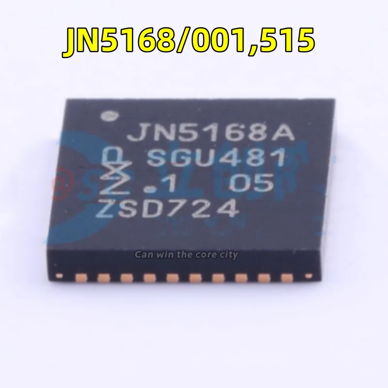 5-100 PCS/LOT New JN5168/001,515 screen printed JN5168A RF IC Wireless transceiver chip package QFN-8