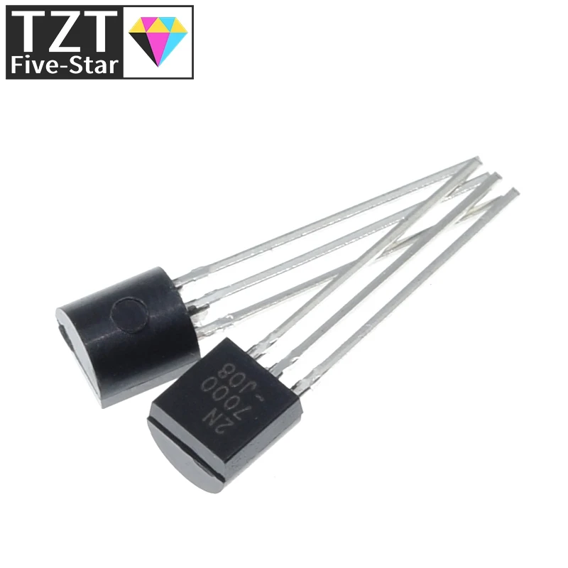 TZT 30/50 قطعة وحدة تنظيم الجهد 2n7000 200MA 60 فولت