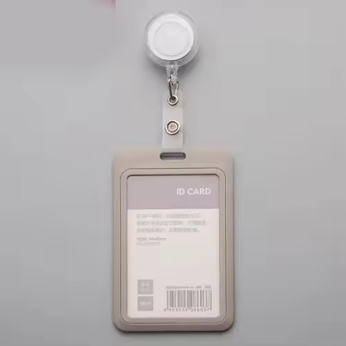 Women Student Credit Card Cover Case Pouch Creative Transparent Retractable Nurse Badge Doctor ID Card Holder Clip Badge - Image 12