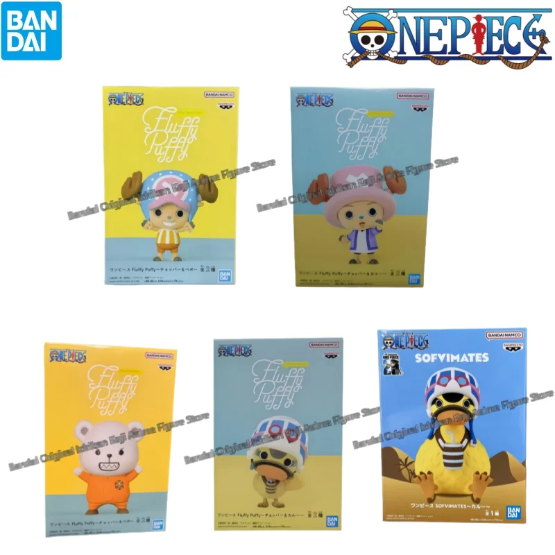 En Stock: Figura de Acción Coleccionable de Anime One Piece, Chopper y Bepo Karoo, en Caja Original Bandai