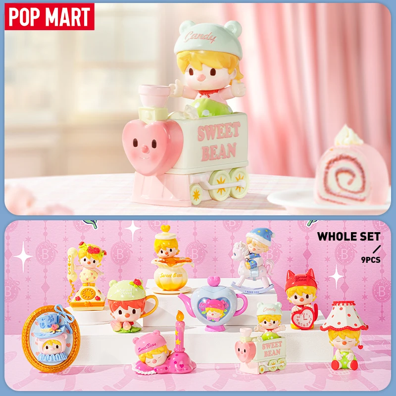 POP MART Sweet Bean Afternoon Tea Series Mystery Box 1PC/9PCS POPMART Blind Box Anime Action Figure Cute Figurine