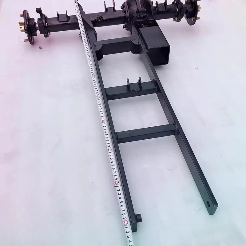 Four-wheel Drive Carding Motorcycle Accessories, Modified Drag Bucket Big Bull Beach Disc Brake Shaft Drive Rear Axle Assembly view 5