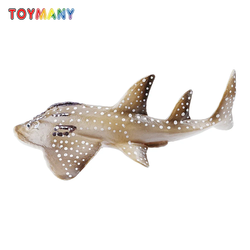 Toymany Simulation Hermit Bowmouth Guitarfish Ocean Animal Model Toy Mini Figures Dolls Action Figurines Toys Children Gift