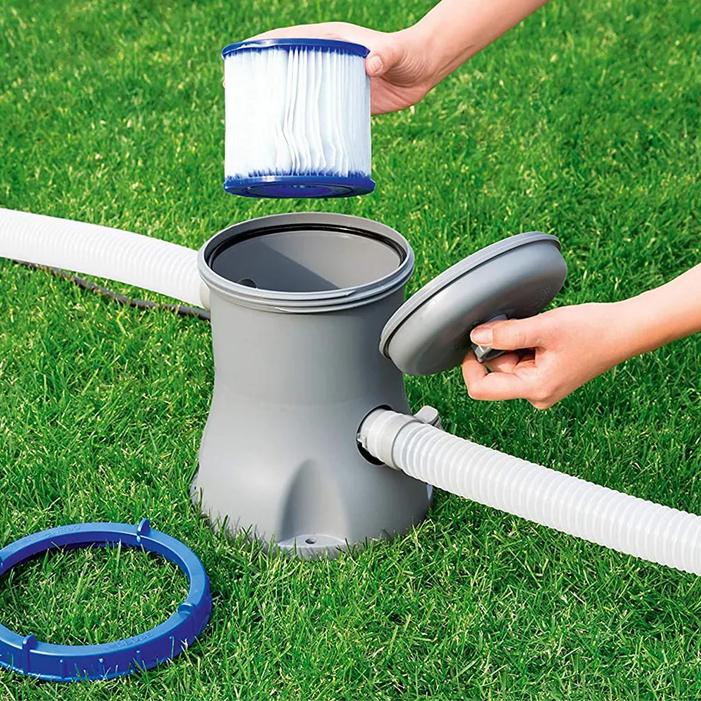 Cartucho de filtro tipo VII para piscina Bestway 58385E, tipo D para bañeras de hidromasaje de repuesto INTEX, filtro térmico de piscina con resorte