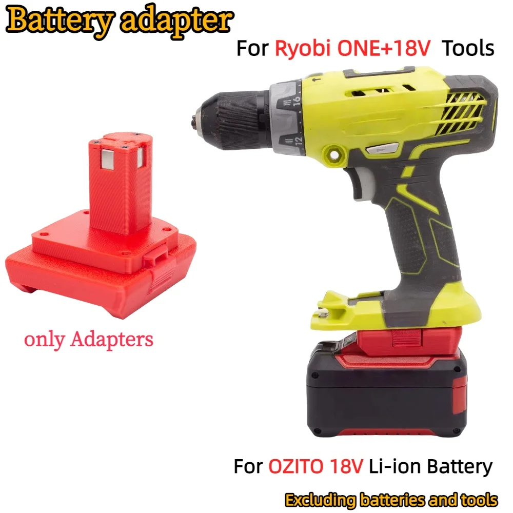 

1 X Battery Adapter/Converter for OZITO 18V Li-ion Battery TO Ryobi 18V/20V ONE+ System Cordless Power Tools (Only Adapter)