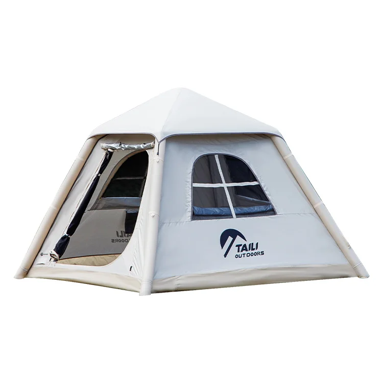 

Waterproof Inflatable Camping Outdoor Air Tent for 3-4 People Glamping Tent