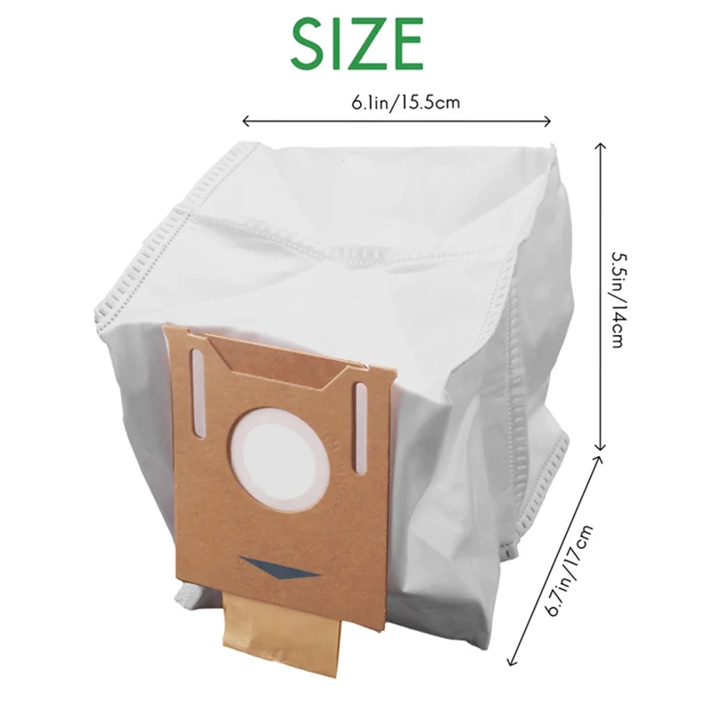 7 упаковок пылесборников для робота Ecovacs DEEBOT OZMO T8 AIVI T8 Max T8 серии T9 серии N8 Pro Plus N8 Pro