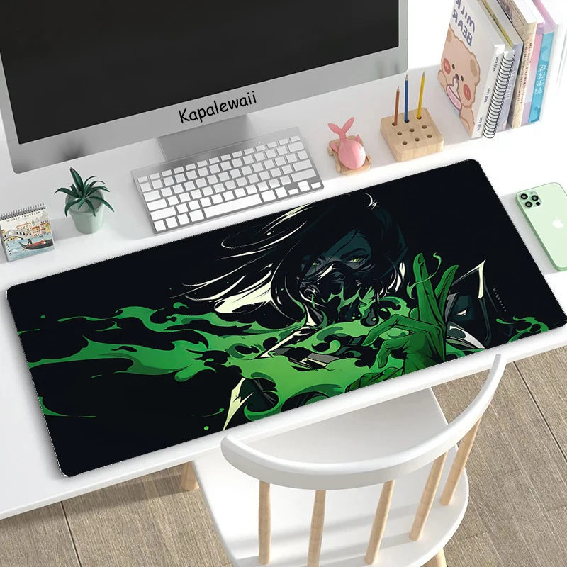 

Gaming Mousepad Large Gamer Mouse Pad Valorant Laptop Keyboard Mousemats Notebook Office Carpets Rubber Waterproof Mousepads XXL