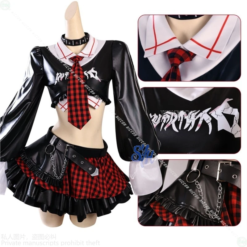 Asuaka تأثيري حلي Kawaii Jirai Kei أحمر أسود منقوشة الدانتيل كعكة صغيرة تنورة القط الأذن قبعة القوطي لوليتا هالوين