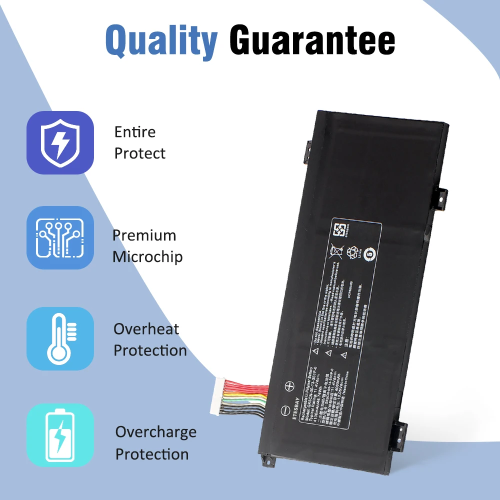ETESBAY  4100mAh/46.74WH GK5CN-00-13-3S1P-0 Laptop Battery For MECHREVO X8Ti Z2 For T90-T3p F117-B F117-B6 For TONGFANG GK5CN5