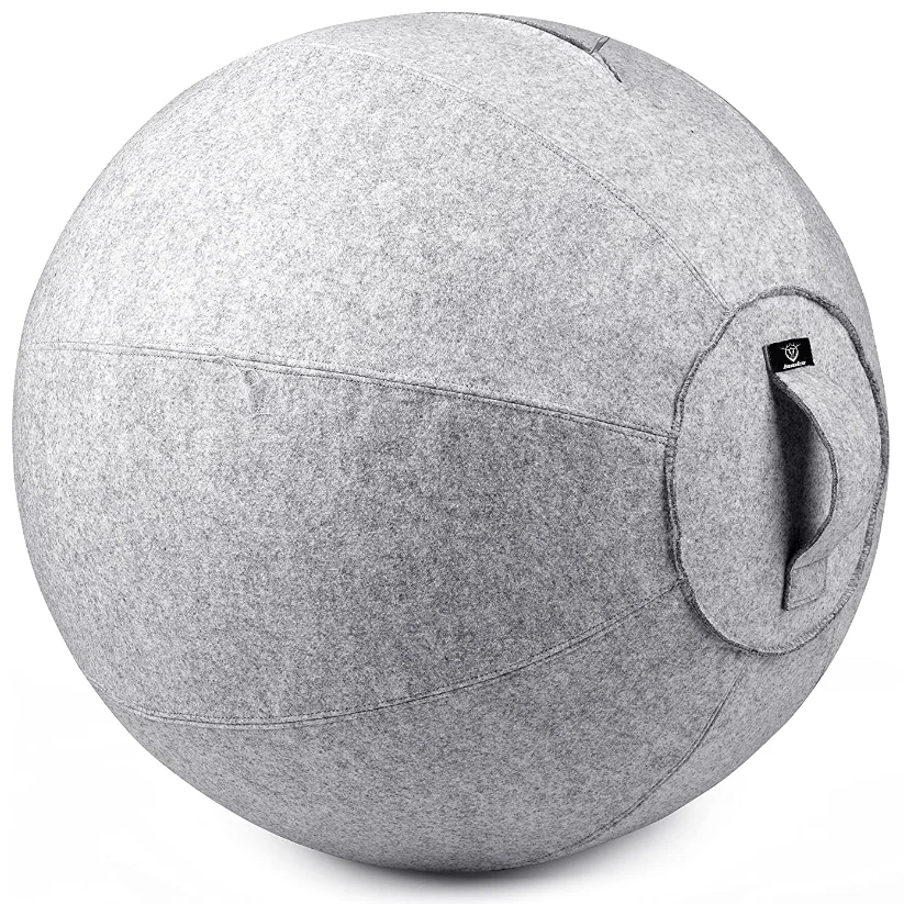 Sitting Exercise Ball Chair Yoga Ball with Cover