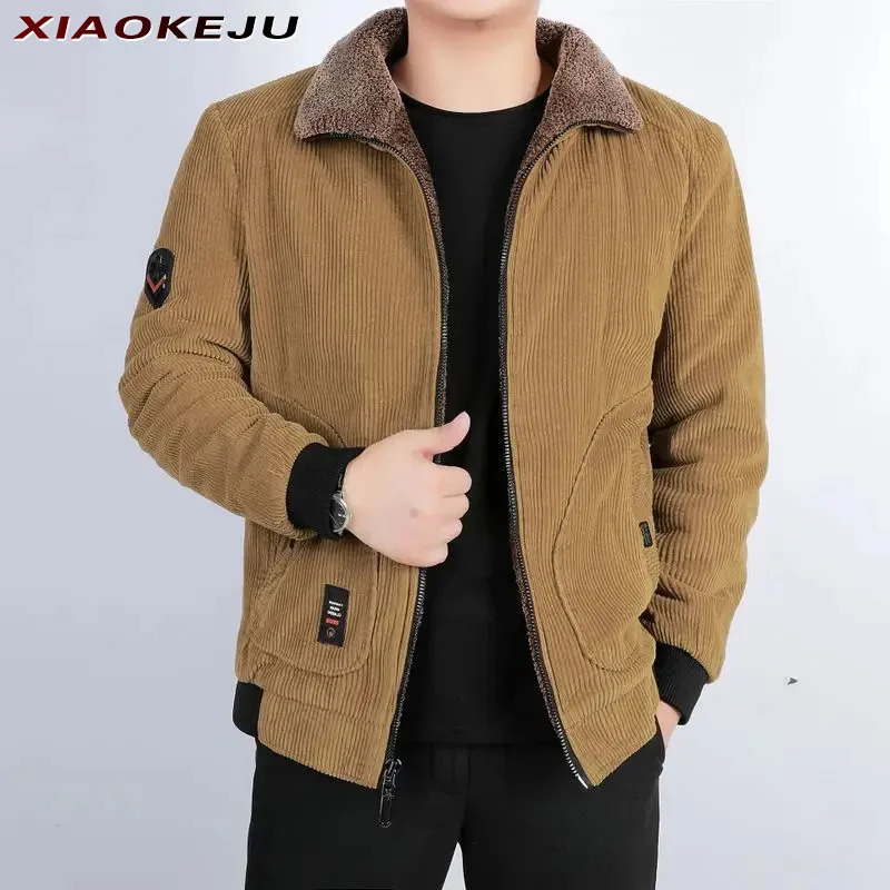 Men's Winter Coats Best Selling for Men Hooded Zip-up Cold Jackets Baseball Uniform Mountaineering Retro Withzipper