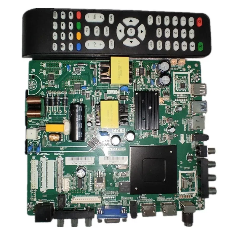 

TP.HV530.PB801 4K network WiFi TV motherboard for 42---55inch Universal main board with remote control