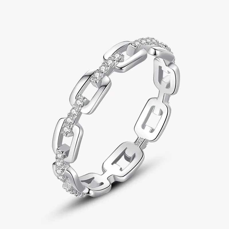 

Diamond Platinum Plated Damen Schmuck 925 Silver Jewelry Jewellery S925 Ring