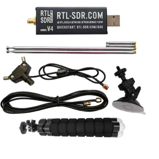 SDR-V4 RTL SDR V4 R828D RTL2832U 1PPM TCXO SMA RTLSDR Software Defined Radio Receiver Click to see full view Alexa AI Ask Alexa