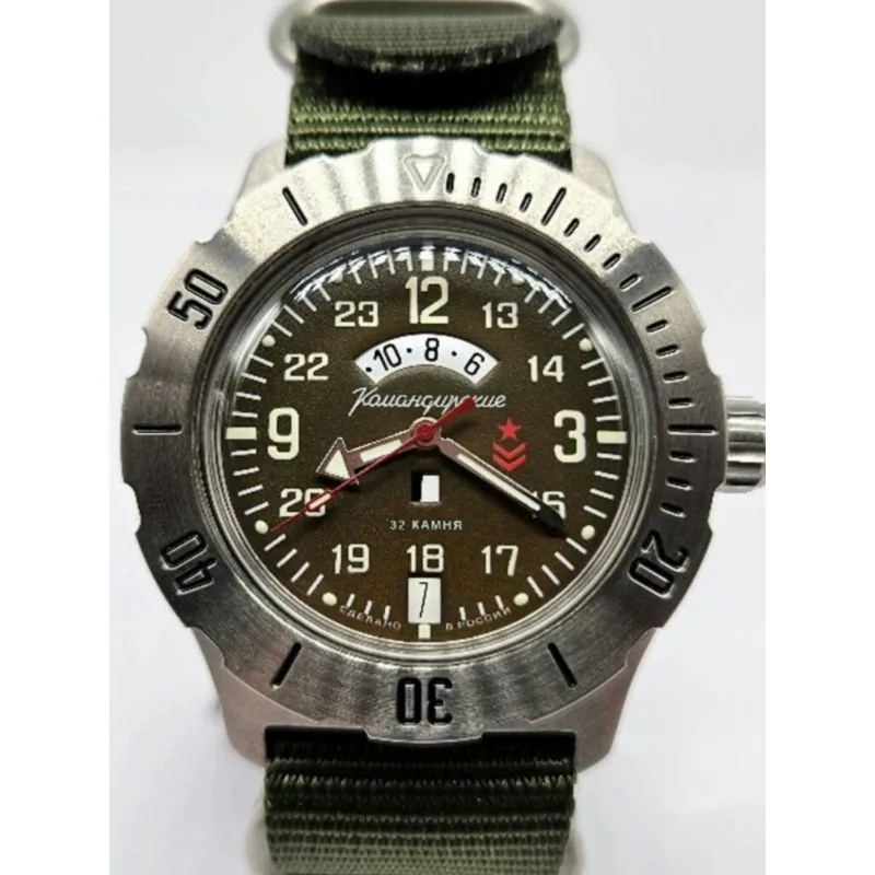 Military Watch 24 Hours New Commander Series Automatic Mechanical Men's Watch 100 Meters Waterproof Dive