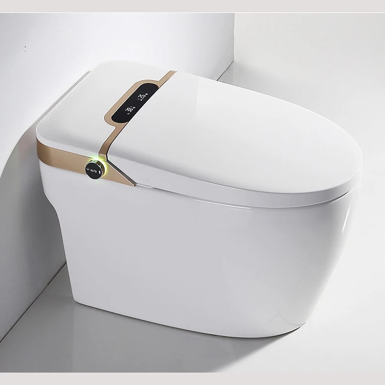 

Автоматический датчик смыва, электрическая ванная комната, цельный интеллектуальный туалетный комод, унитаз, умный туалет с дистанционным управлением