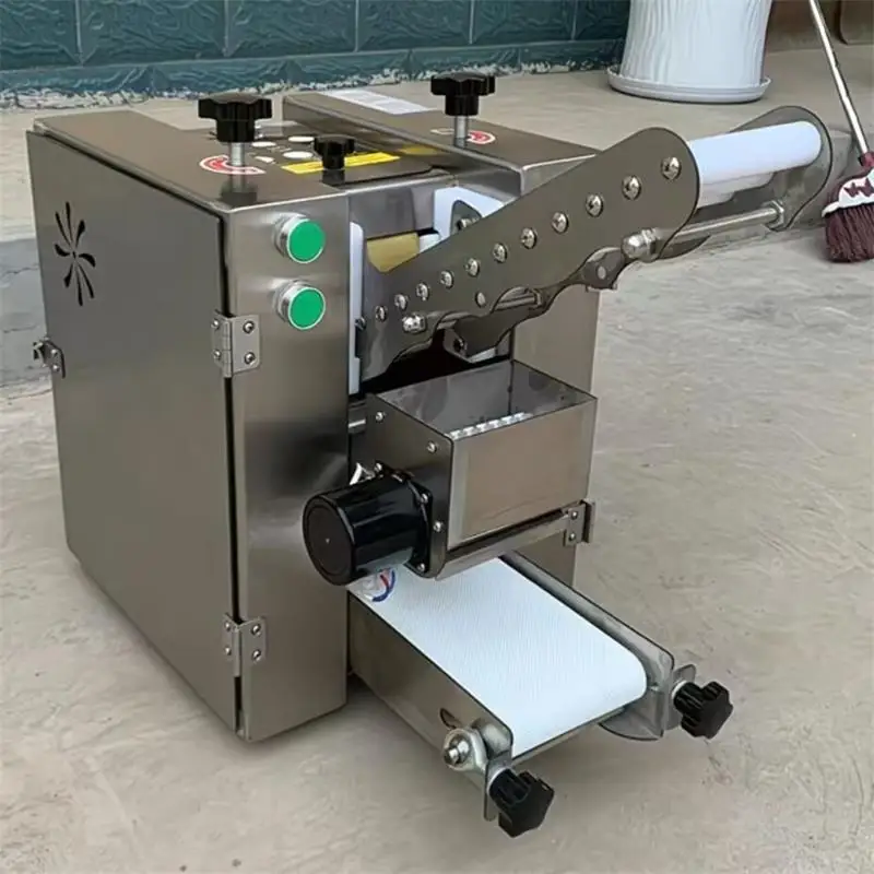 

Маленький зерновой продукт, автоматическая машина для изготовления пельменей Momo Tortilla Samosa Wonton, машина для изготовления оберток