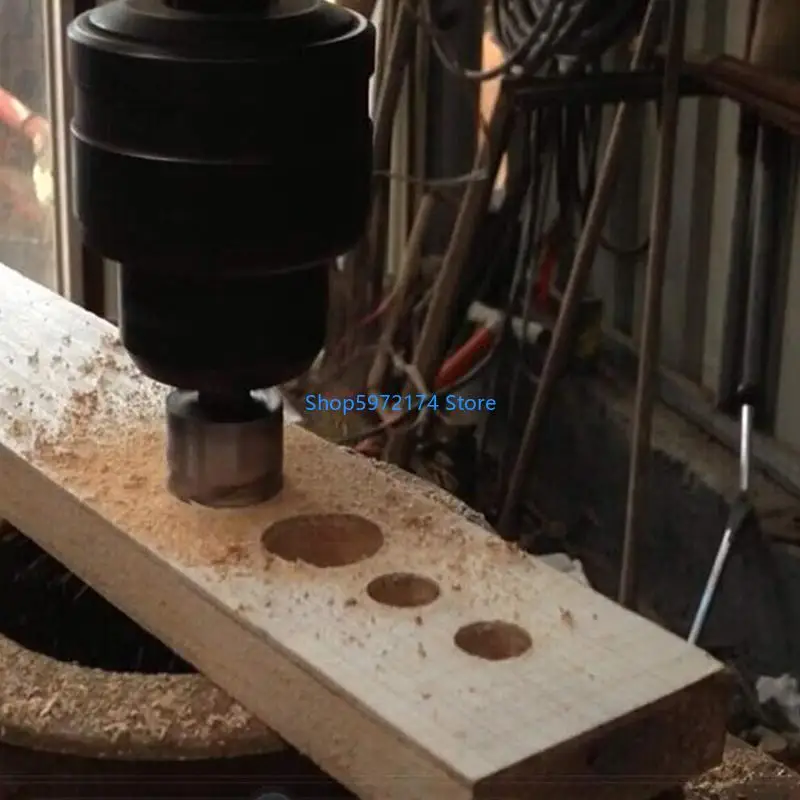 

Y3NB 4Pcs Multifunctional Sturdy Wooden Plug Hole Cutter Bit 6/ 10/ 13/16mm