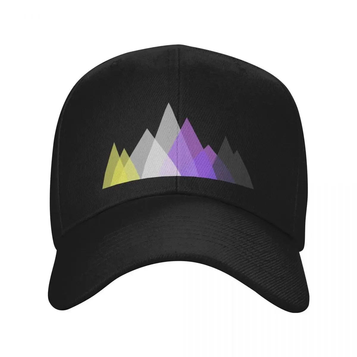 

Triangles, Enby Baseball Cap Luxury Hat Cosplay Military Cap Man Mens Women's