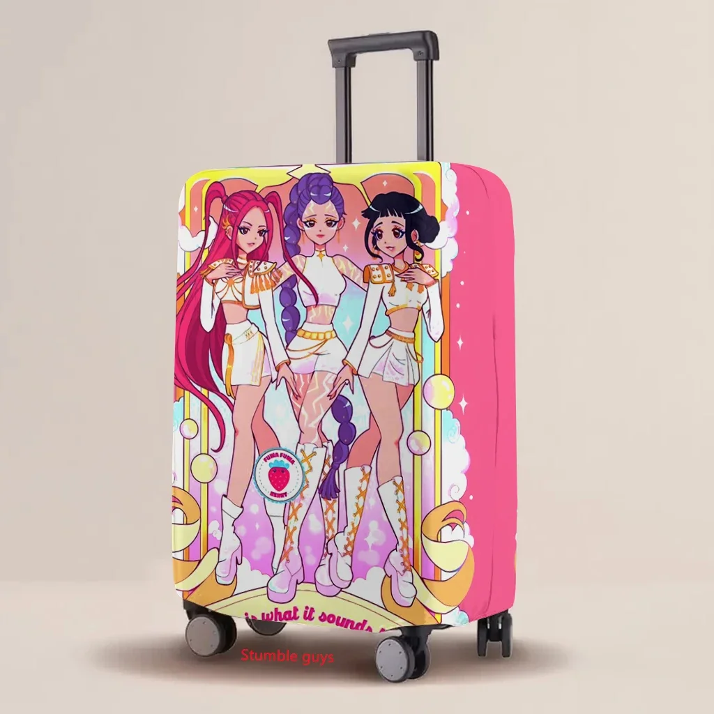 

Cartoon Luggage Cover Kpop Demon Hunters Fashion Elastic Wear-Resistant Print Protective Case Accessories​