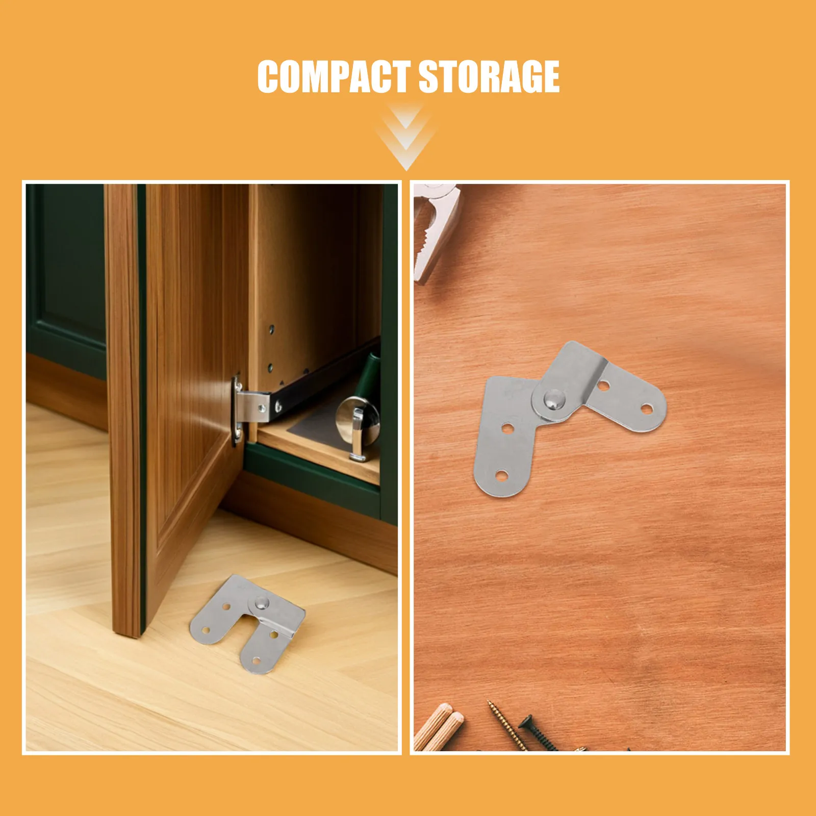 2 pcs Hinges Cabinet Heavy Duty Door Furniture Halloween Christmas New Year Attic Ladder Hinge Attic Ladder Hinges Folding