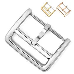 316L Stainless Steel Watch Buckle 12/14/16/18/20/22mm for Leather Rubber Watch Band Clasp Solid Buckle Accessories Metal Buckle