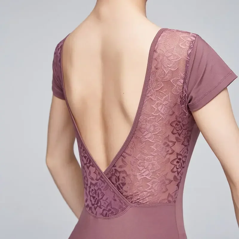 Ballet Leotards for Women Sexy Ballerina Clothing Adult Dancewear Dance Jumpsuit for Ballerina Female Dance Costume Ballet Dress