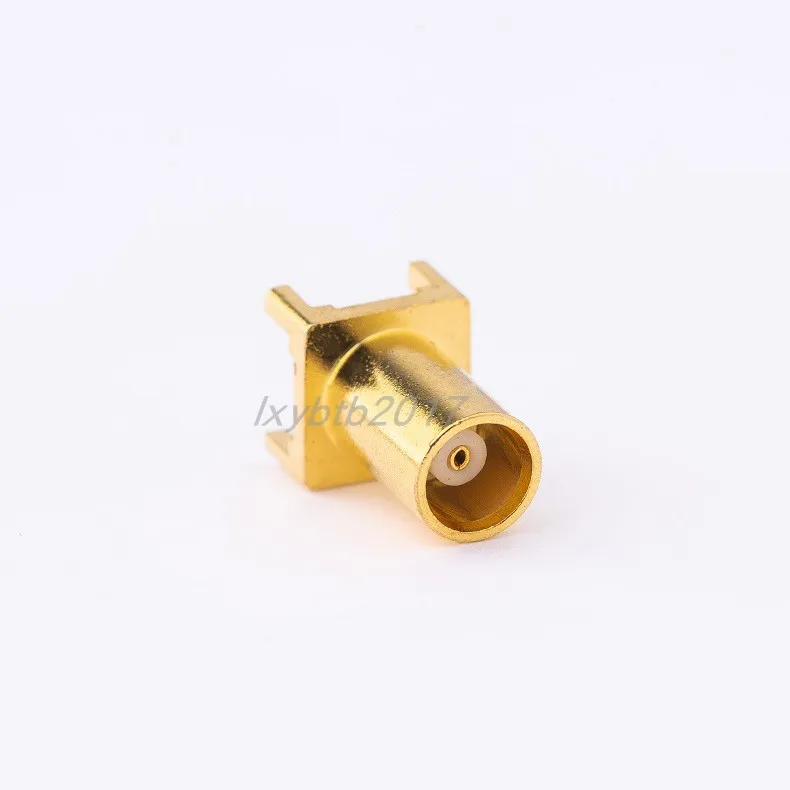 MCX-KHD16 RF straight female head PCB welding plate socket MCX-KE board height 8.2mm foot length 2mm female seat