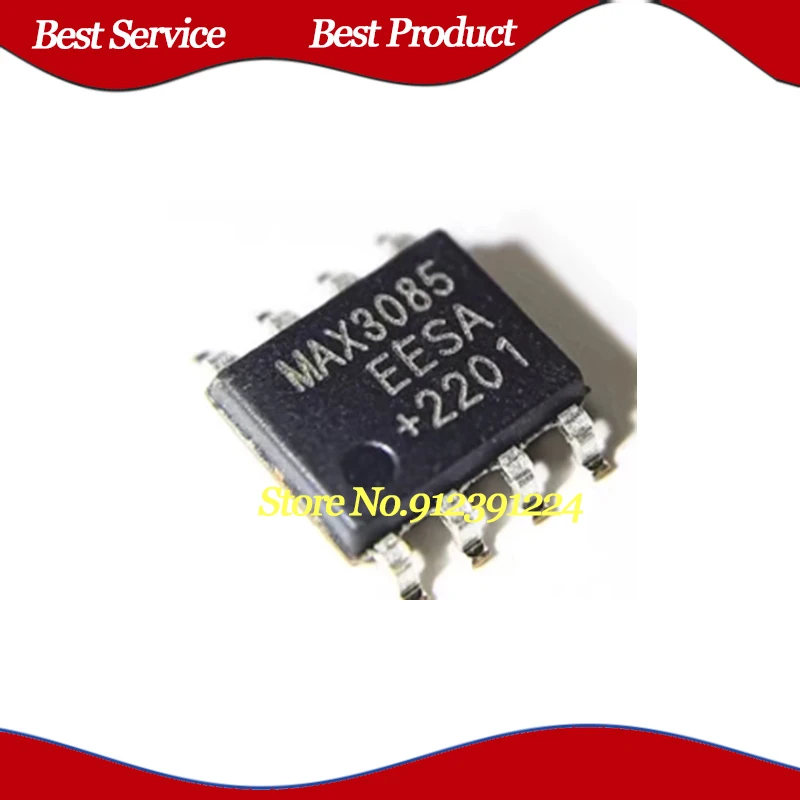 MAX3085EESA SOP8 ، جديدة ومبتكرة ، في الأوراق المالية ، 10 قطعة للمجموعة الواحدة