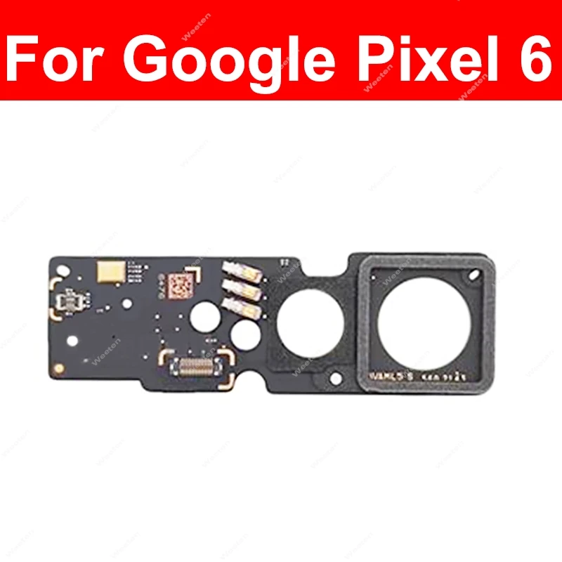 For Google Pixel 6 Pro 7 Pro Flashlight Flex Cable with Microphone Rear FlashLight Sensor Microphone Small Board Flex Ribbon