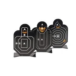 3 pcs stainless steel target steel small steel people target metal target alloy practice target shooting target