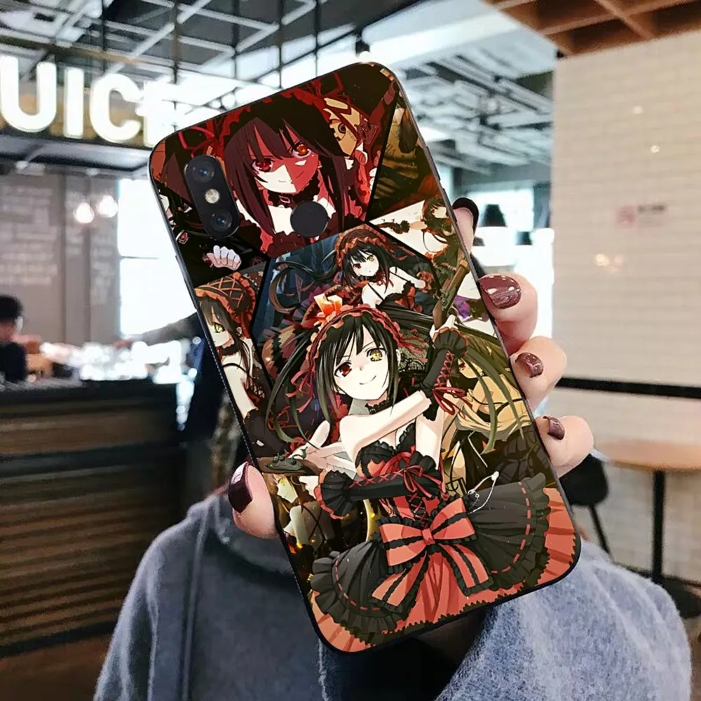 Kurumi Tokisaki Date A Live Phone Case For Xiaomi Mi 5X 8 9 10 11 12 lite pro 10T PocoX3pro PocoM3 Note 10 pro lite