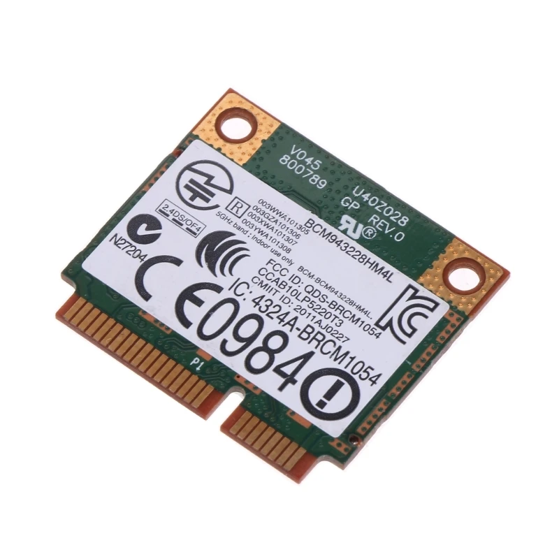 Card DW1530 kartu nirkabel 2 Band, kartu nirkabel untuk Dell 2.4 Dropship Mini PCIe 3010/5G