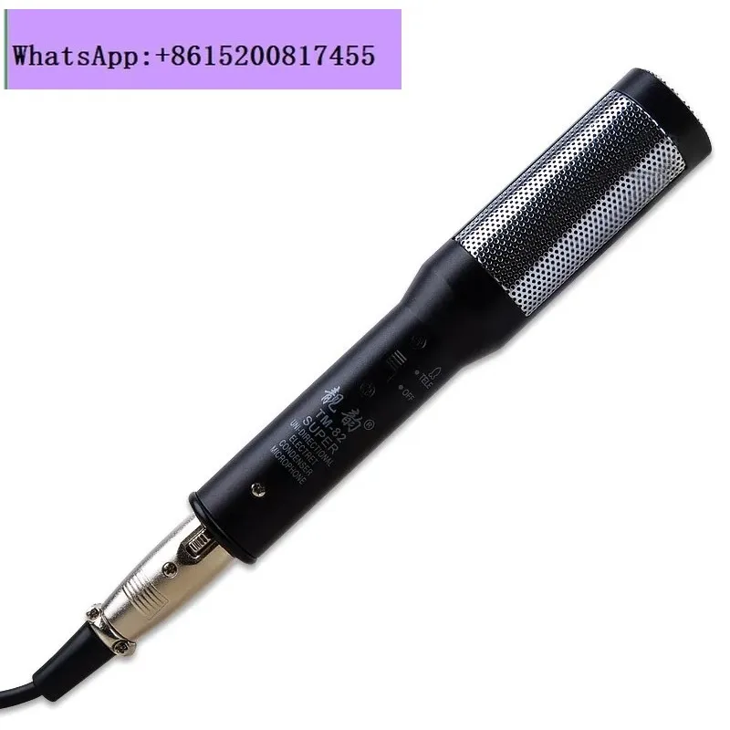 

Professional stage chorus microphone, wired condenser, camera interview, radio microphone