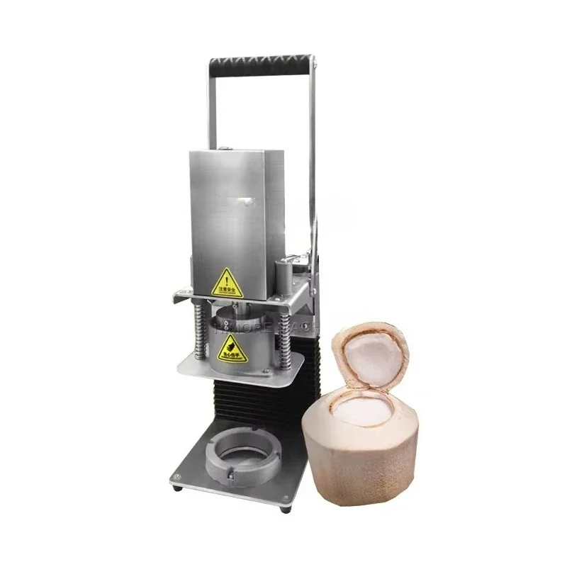 

High Efficiency Stores Use Electric Tender Coconut Lid Opener Automatic Coconut Opening Machine