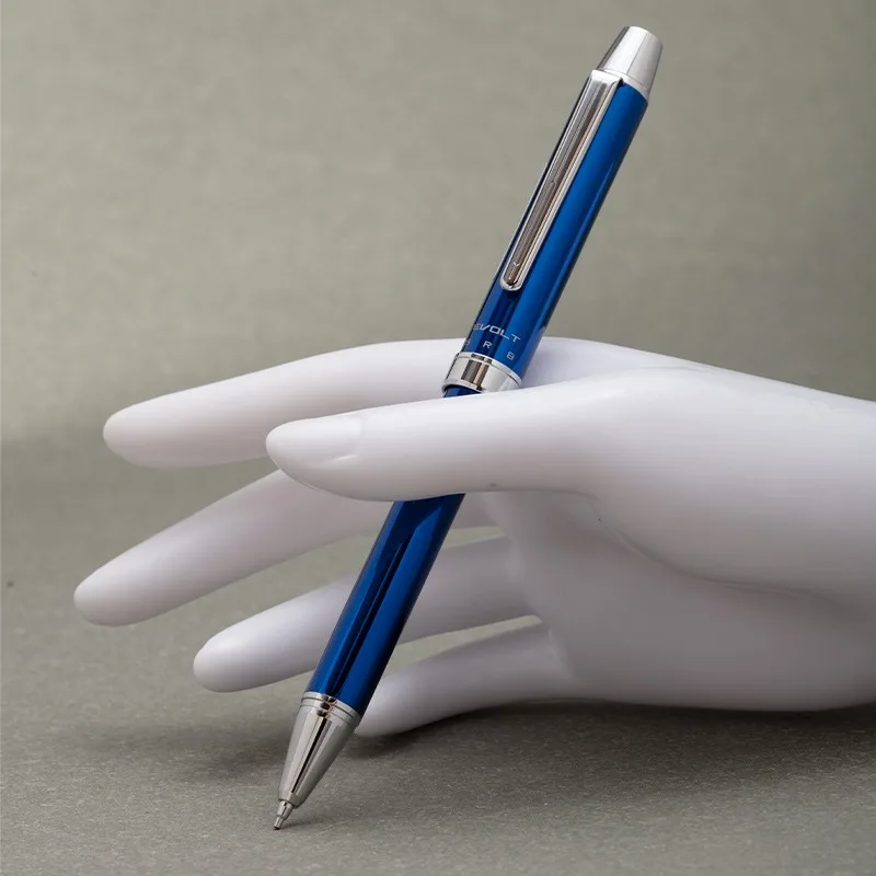 Japan PILOT Blue Metal Rod Automatic Pencil Multifunctional 2+1 Medium Oil Pen EVOLT Business Rollerball Pens Office Cute Pencil