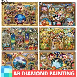 AB Disney Full Drill 5D Diamond Painting Environmental Crafts DIY Embroidery Cartoon Princess Mickey Mouse Home Decor