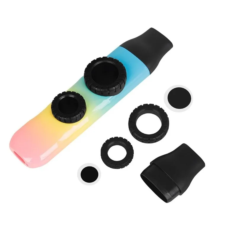 Mini Kazoo Adult Singing Kazoos Professional Double Flute Membrane Kazoo Entry-level Simple Kazoos Set for Children Beginners