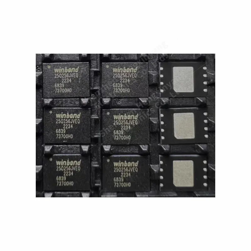 1-10 pcs/lot w25q256jv w25q256jveiq 25q256jveq wson8 3v 256m-bit serial flash memory chips with dual/quad SPI