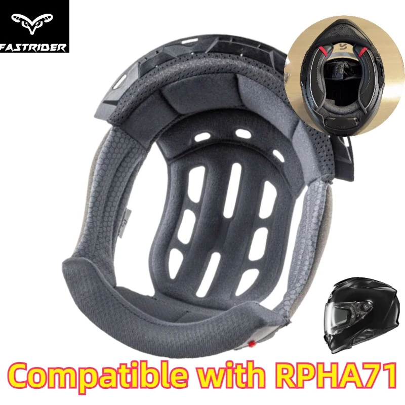 Helmet Crown Liner Pad Replacement Compatible with RPHA71 Motorcycle Helmet Inner Top Foam Padding