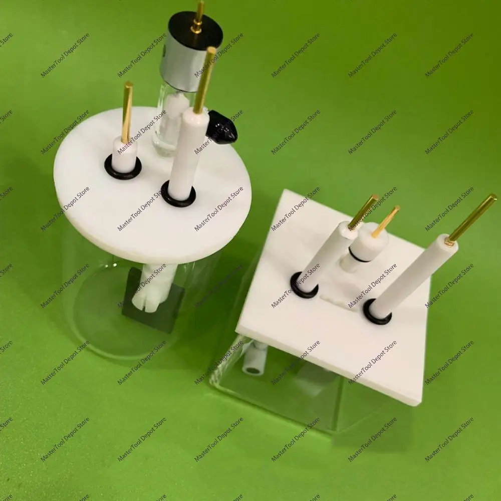 PEC Test, 50*50*50 Mm Quartz Electrolytic Cell, Quartz Electrolytic Cell and Support Electrode To Be Purchased Separately