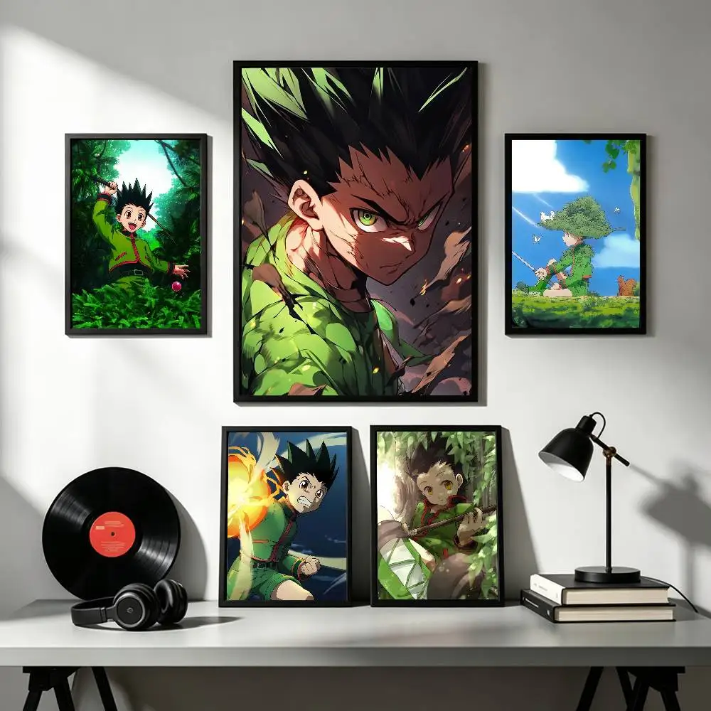 G-Gon Freecss Hunter x Hunter  Poster High Quality Dorm Living Room Aesthetic Wall Decoration Painting Stickers Gift