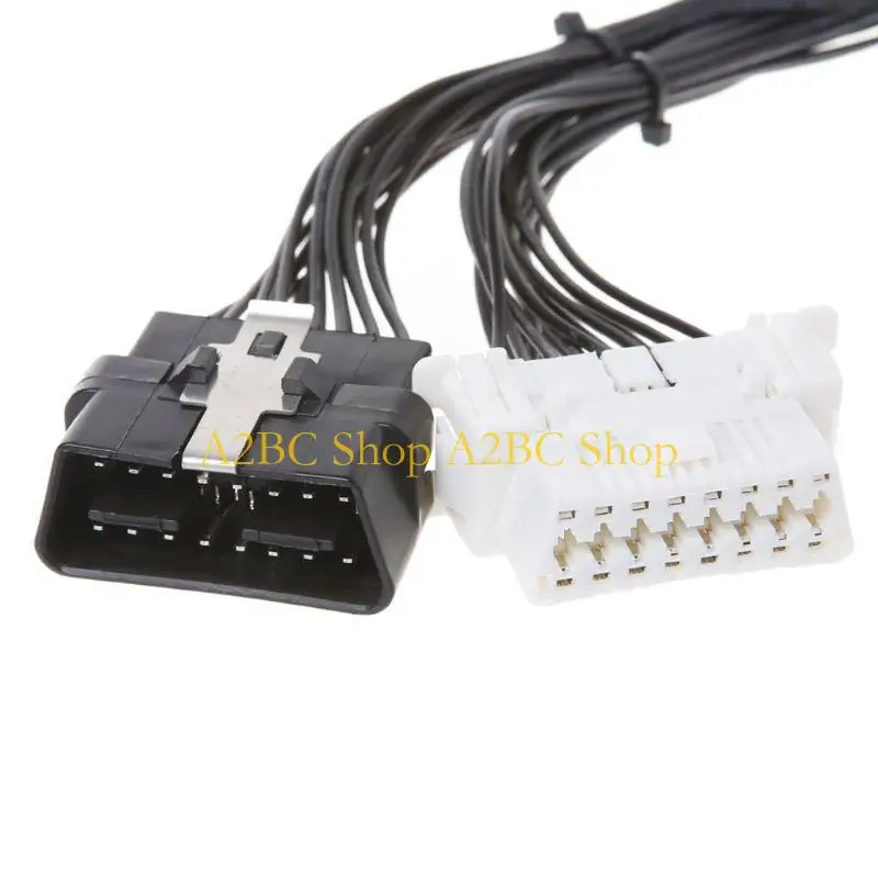 

A2BC 16 PIN -PIN OBD2 OBD 2 OBDII Удлинительное кабель разветвителя один мужчина до двух женских кабелей Y