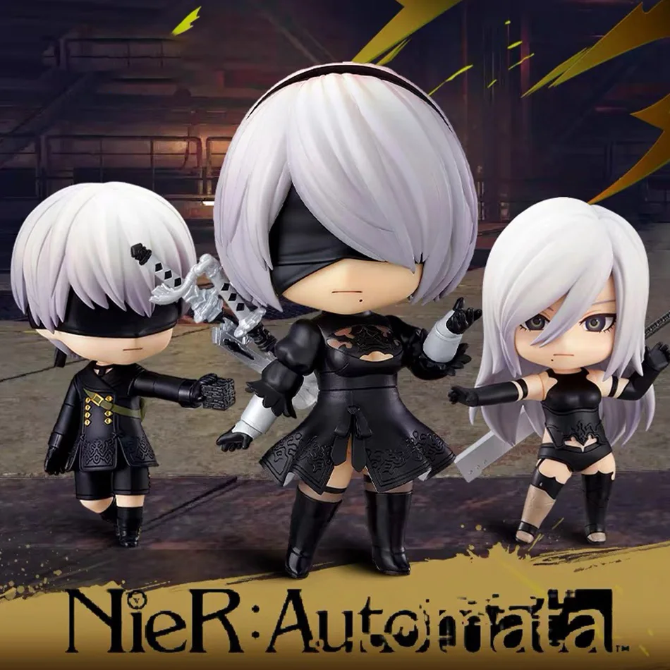 

6PCS NieR:Automata Yorha No. 2 Type B PVC Type Anime Action Figures Collection Ornament Model Toy Kids Xmas Gifts 9.5CM