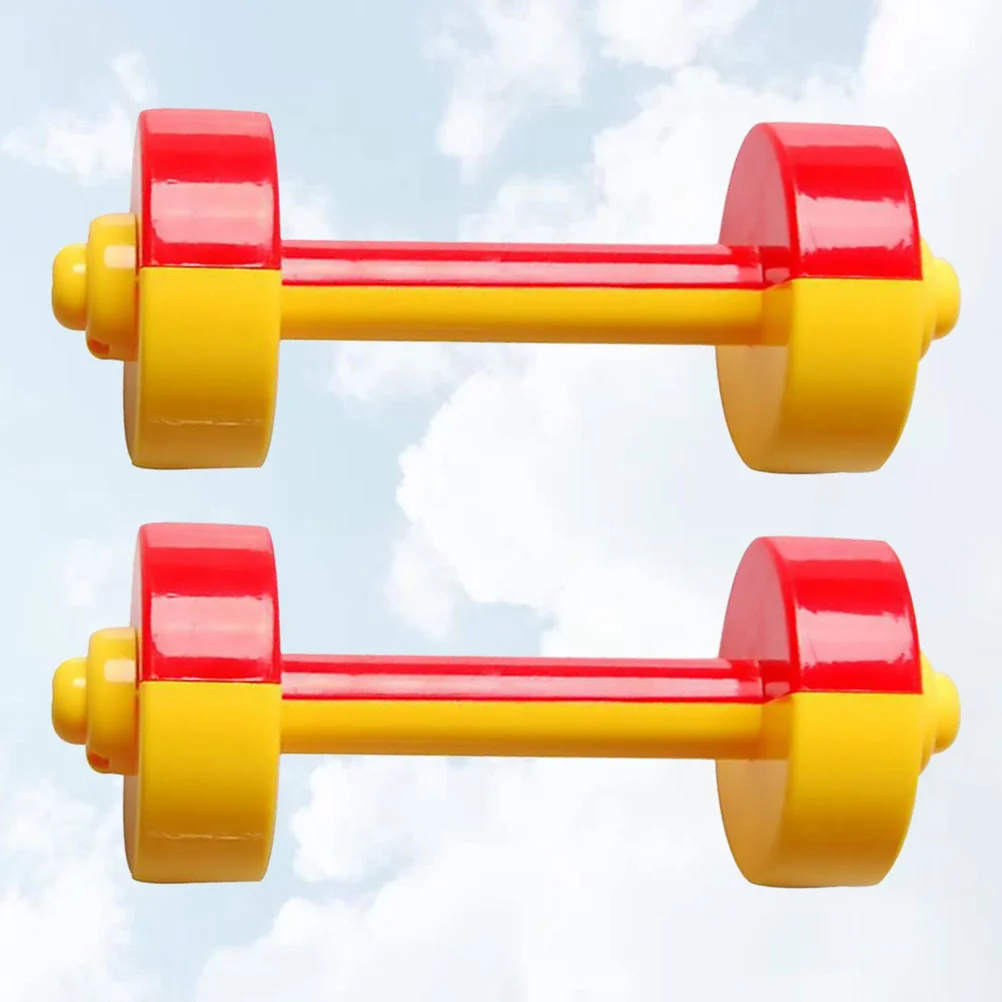 

Kids Barbell Toy Gift Toddler Outdoor Toys for Arm Muscle Dumbbell Pretend Child